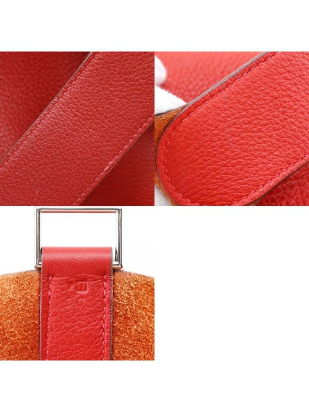 Hermes Picotin TGM Taurillon Clemence Red I Tote Bag - Picture 10 of 10